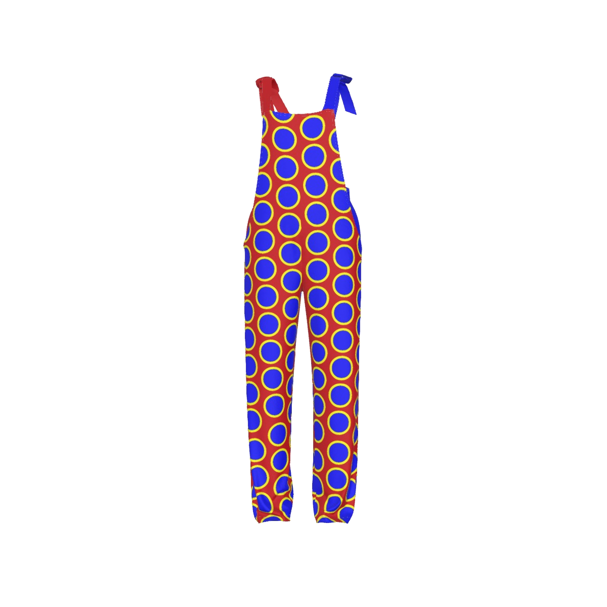 Clown Dot Jumpsuit! Primary Colors Sweet Funny Party Clown Costume Outfit PolkaDot Clowncore Kidcore