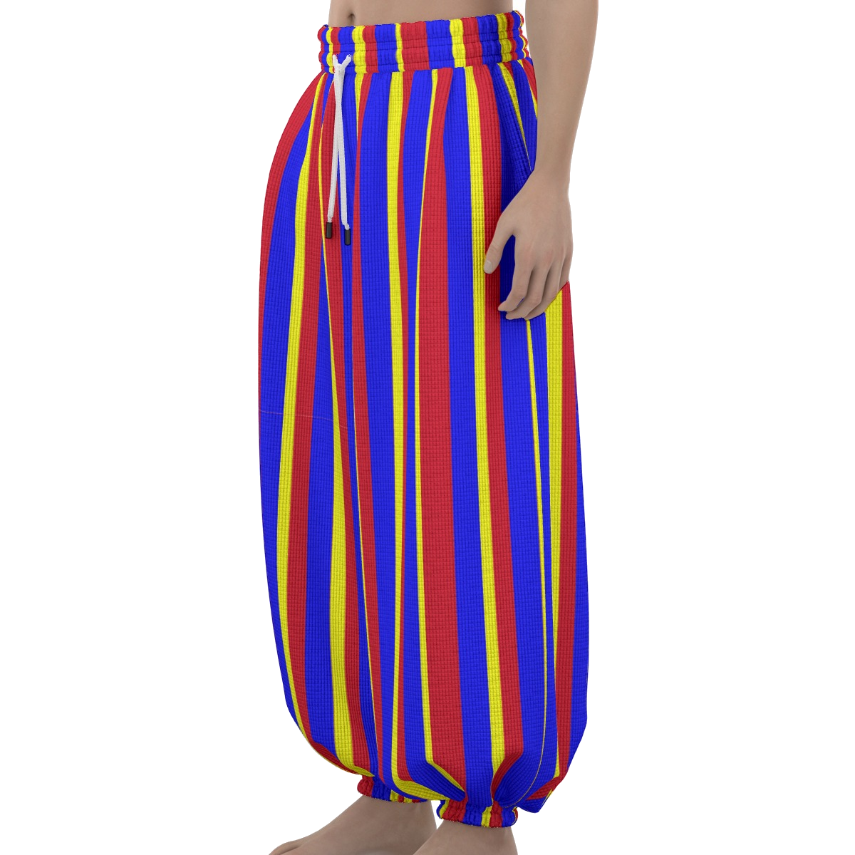 Clown Stripe Primary Color Balloon Pantaloon Pants! Unisex Loungewear Professional Clowning Gear