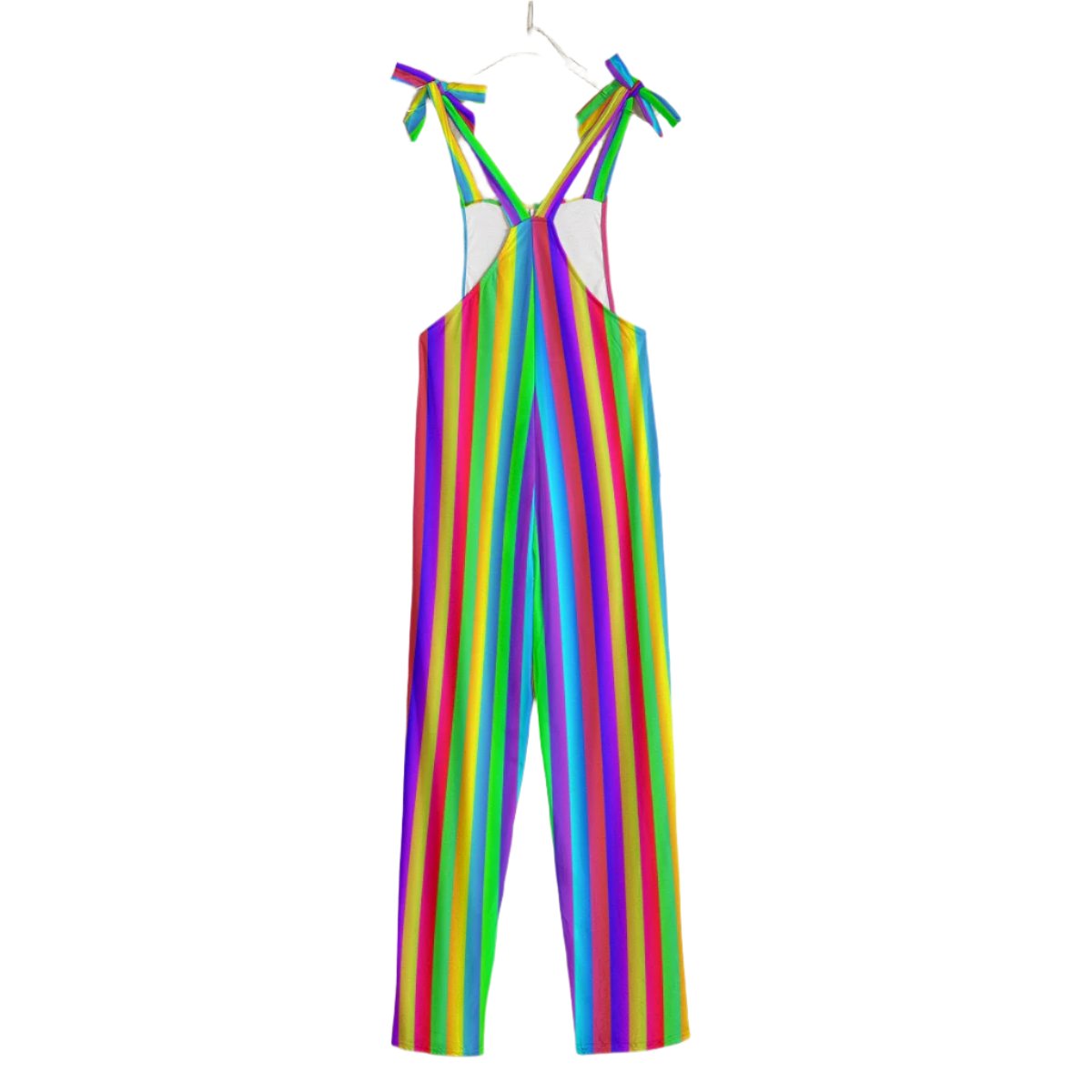 Fruit Stripe Overalls Rainbow Coveralls! Clowncore Skate LGBTQ Parade Festival Circus Party Clown