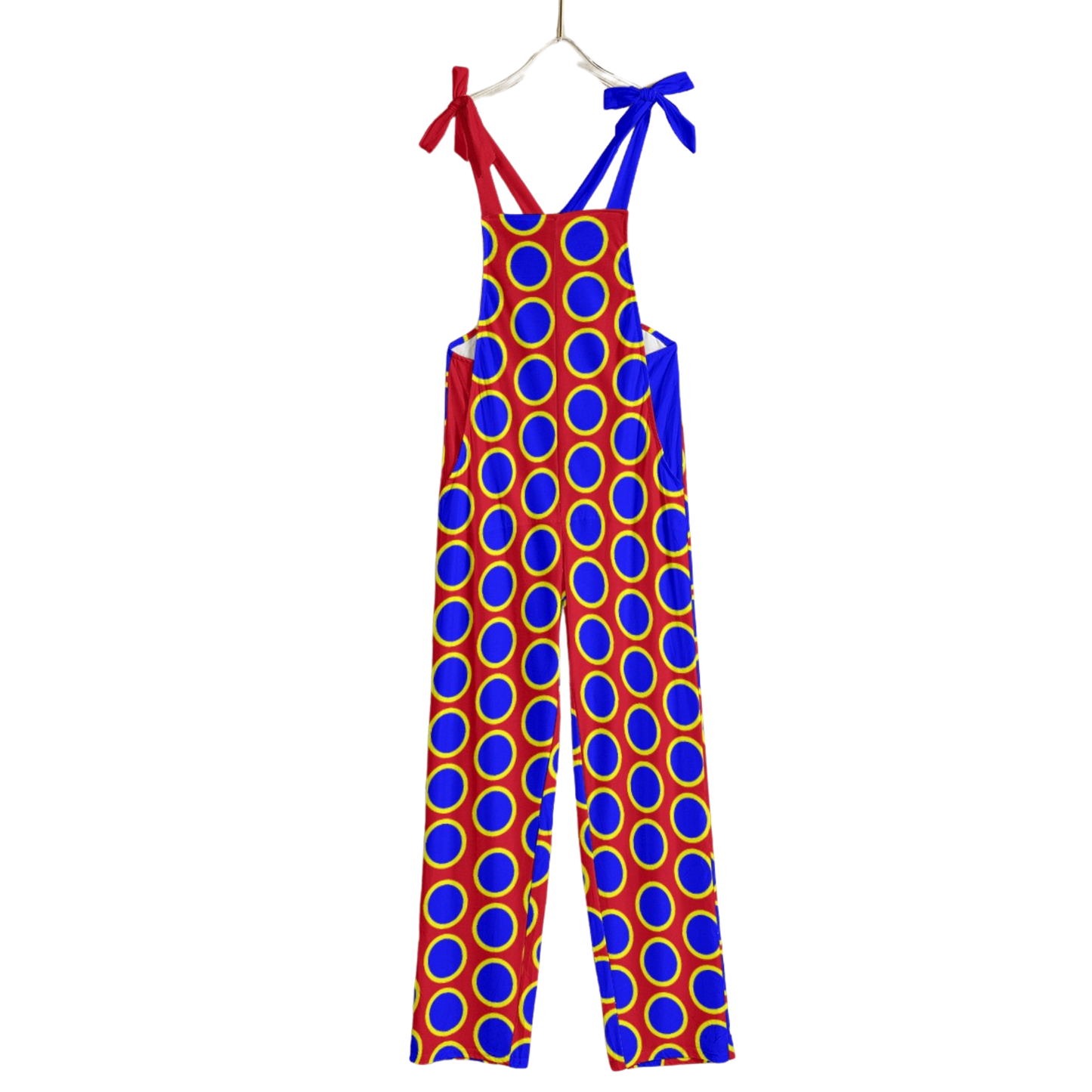 Clown Dot Jumpsuit! Primary Colors Sweet Funny Party Clown Costume Outfit PolkaDot Clowncore Kidcore