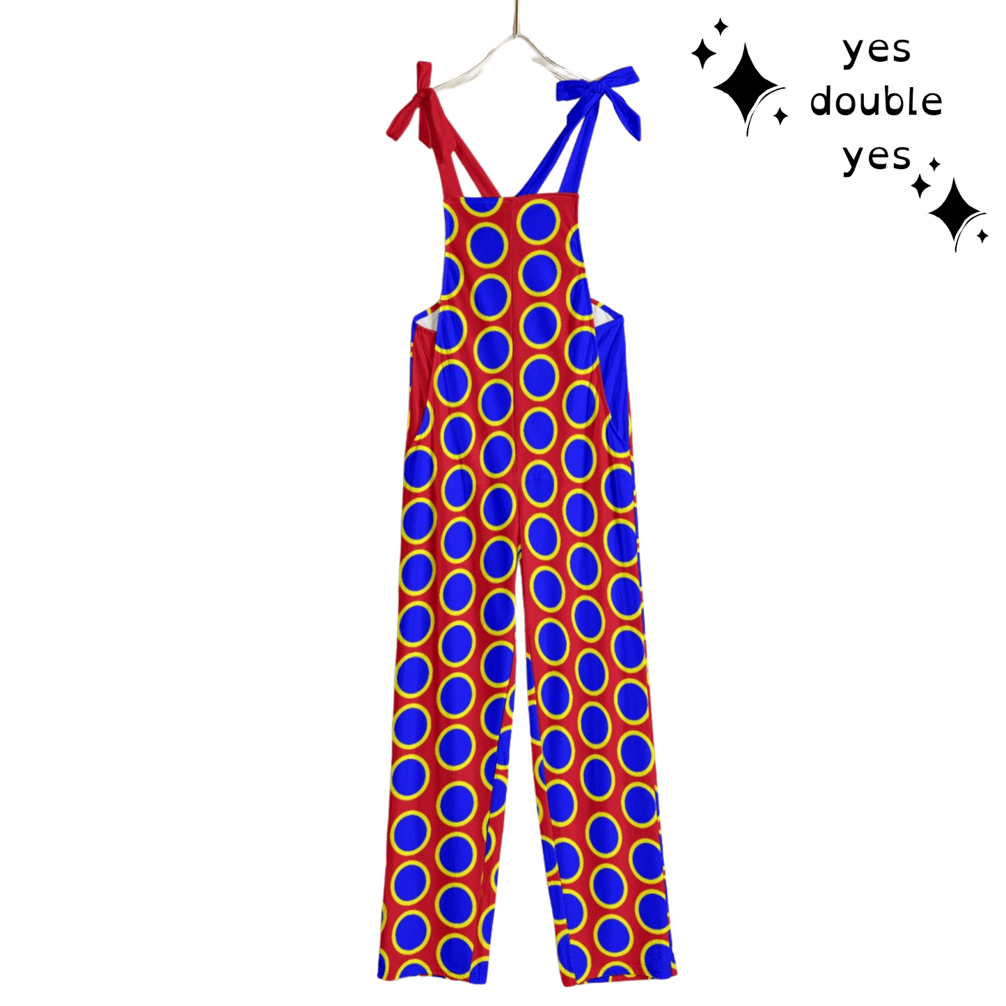 Clown Dot Jumpsuit! Primary Colors Sweet Funny Party Clown Costume Outfit PolkaDot Clowncore Kidcore