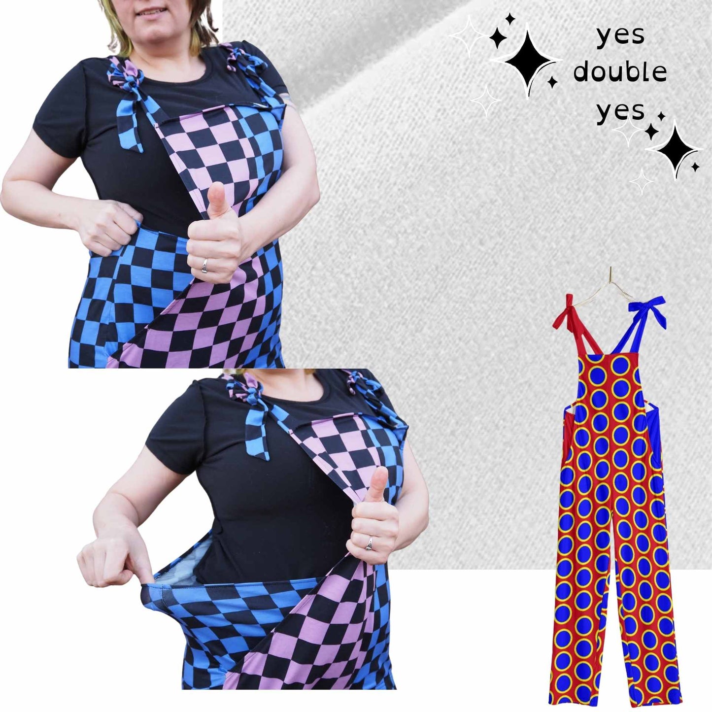 Clown Dot Jumpsuit! Primary Colors Sweet Funny Party Clown Costume Outfit PolkaDot Clowncore Kidcore