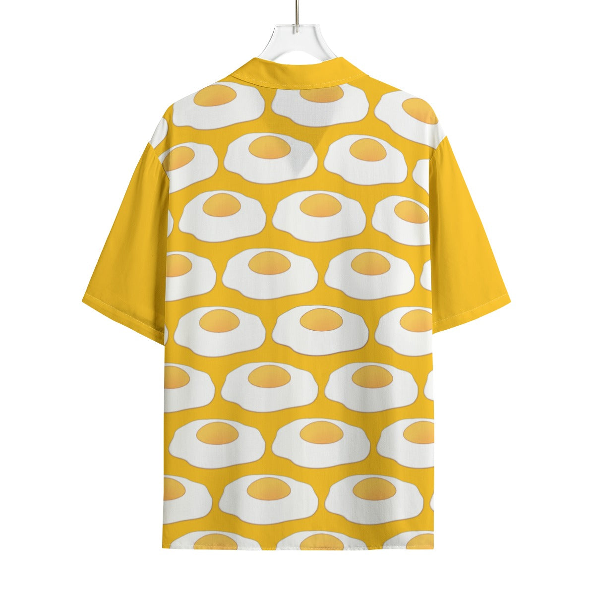 Sunny Side Up Eggs Bowling Shirt | Funny Egg Yolk Yellow Weirdcore Breakfast Theme Clothing Summer