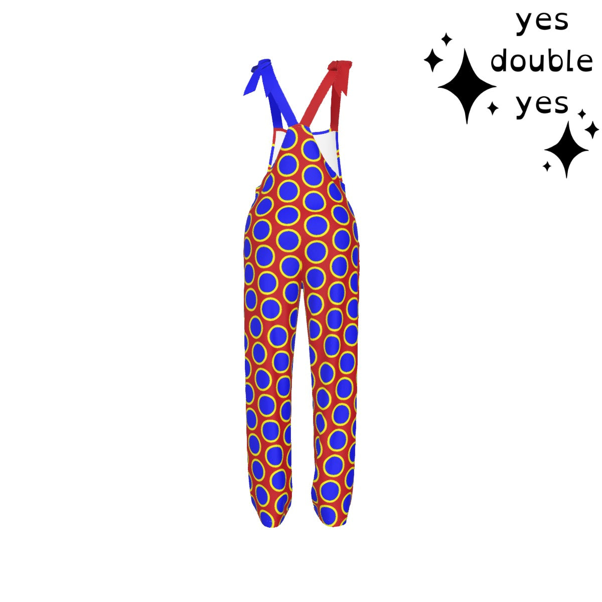 Clown Dot Jumpsuit! Primary Colors Sweet Funny Party Clown Costume Outfit PolkaDot Clowncore Kidcore